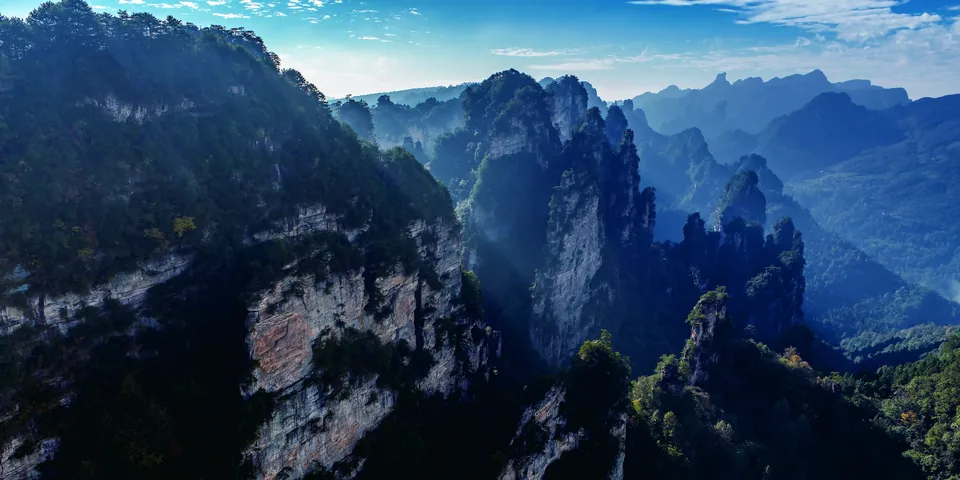 Peak forests in Wulingyuan